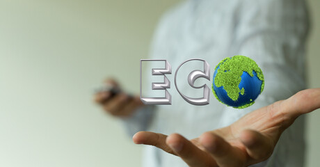 Grass growth ECO letters isolated