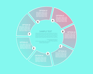 Abstract infographic template for business design	