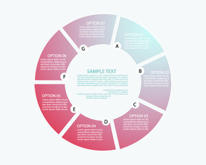 Abstract infographic template for business design	