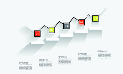 Abstract infographic template for business design	