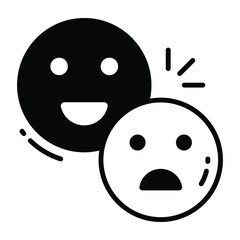 Satisfaction icon, Survey and Feedback, modern vector illustration 