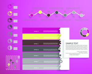 Minimal style infographic template.eps