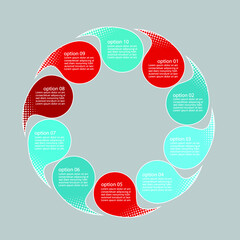 Minimal style infographic template.eps