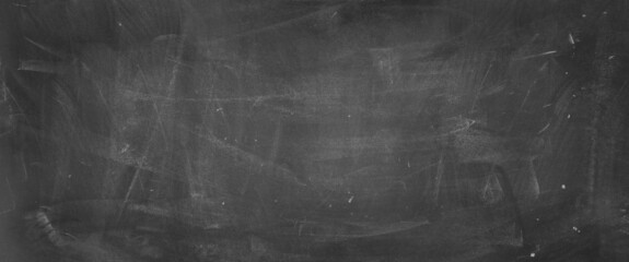 Wide black board or chalkboard background