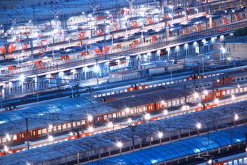 Railway station in Moscow