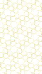 abstract seamless pattern white background with yelow circles