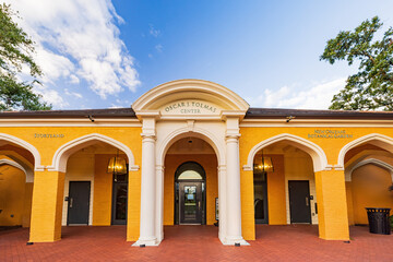 Exterior view of the Oscar J. Tolmas Visitor Center