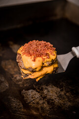 
Perfect Burger Classic Homemade Artisan Bacon Tomato Sauce Sausage Sweet Melted Cheese Onion Chicken Meat Pasta Shrimp Restaurant Menu Gourmet