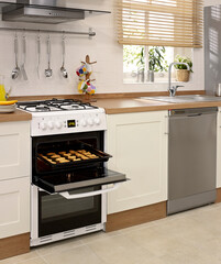 Baking in domestic kitchen
