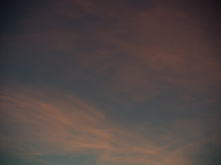 clouds at sunset