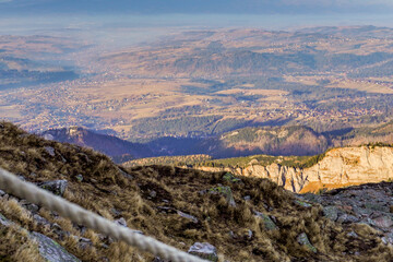 Naklejka premium beautiful view of the mountains