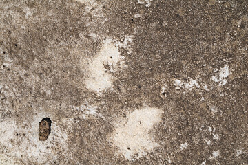 Cracked and abstract grunge texture. Aged material surface backdrop. Weathered effect pattern. Old and dirty background.