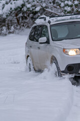 Spinning Tires in Snow