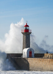lighthouse on the coast