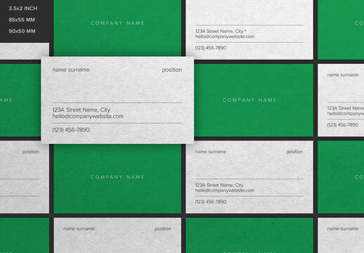Business Card Mockup Design