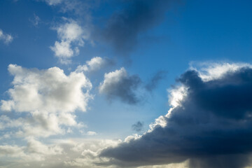 Wolkenhimmel als Textur 