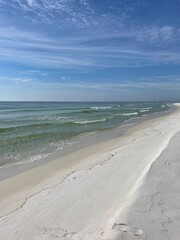 shoreline view of the emerald colored water of the Gulf of Mexico Florida 