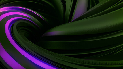 Obraz premium Abstract background. Background with spiral lines. Geometric purple background. Dark purple spiral. Dark pattern. Spiral wallpaper. Texture with swirling lines. Geometric texture swirling. 3d image