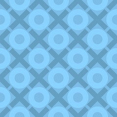 Blue, slate blue Xs and Ox in a repeatable and seamless background. 