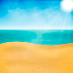 Summer sea beach. background for banners, posters, cards, and much more