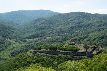 Fototapeta na wymiar Castle on the mountains