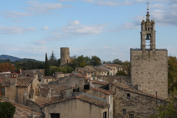 Cucuron, Village du Vaucluse en Provence - obrazy, fototapety, plakaty