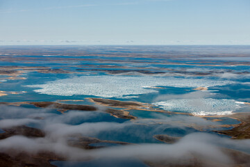 North of Churchill Manitoba on West Coast of Hudson Bay to Whale Cove Village Nunavut