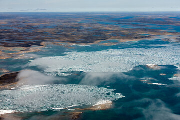 North of Churchill Manitoba on West Coast of Hudson Bay to Whale Cove Village Nunavut