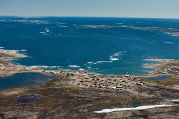 Arctic Village of Chesterfield Inlet Nunavut Canada