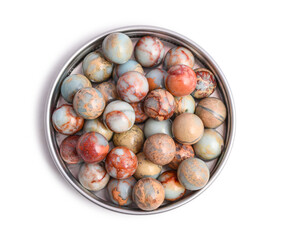 Colorful jasper stone beads