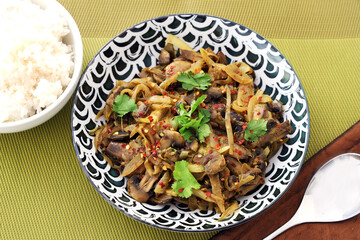 Chilli Mushroom Curry