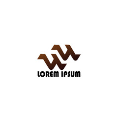 W ,WW Letter Logo Design