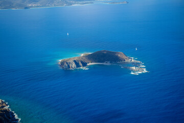 Naklejka premium Dead Chest Island. British Virgin Islands Caribbean