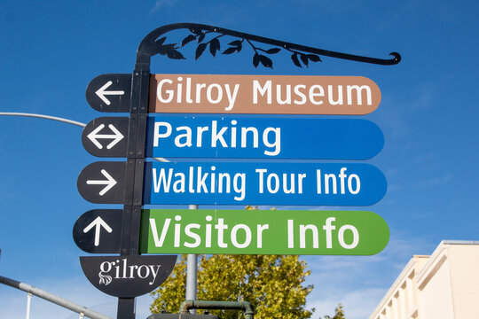 City of Gilroy Direction Signs