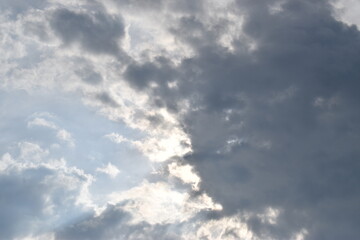 rolling clouds in sky