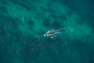 Obraz premium Boating Off Nicoya Peninsula Costa Rica