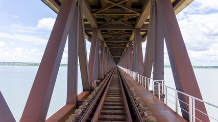 railroad bridge freight train tracks