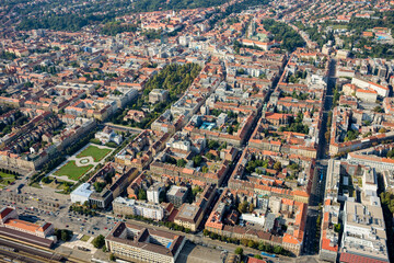 Vista of the Historic City of Zagreb Croatia
