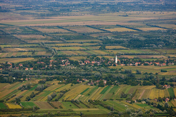 Fototapeta na wymiar Countryside and Village of Poljana Cicka Croatia