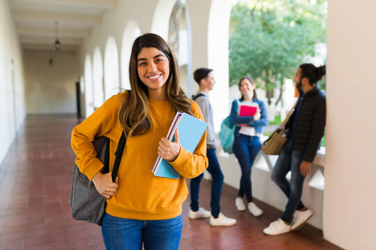 Beautiful Student Getting A College Degree