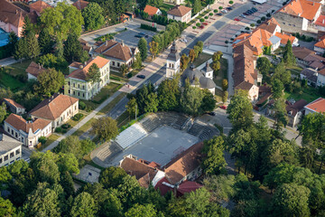 Fototapeta premium Village Daruvar Croatia