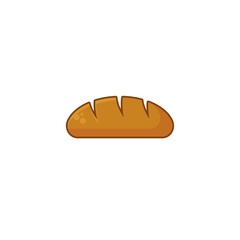 Bakery bread icon vector design templates on white background