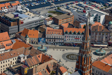 Fototapeta na wymiar Cathedral Historic City of Osijek Croatia