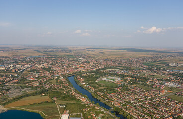 Fototapeta premium Village of Vinkovci Croatia