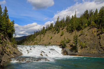 Fototapeta na wymiar Bow River Falls Banff National Park Alberta