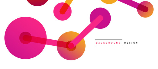Network concept abstract background. Dots connection. Big data idea. Business template for wallpaper, banner, background or landing