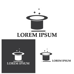 Wand Magic hat icon vector template