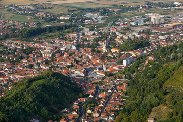 Fototapeta na wymiar Village of Pozega Croatia