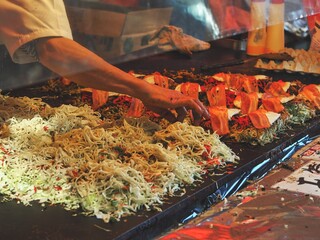 日本のお祭り、　屋台料理、出見世、