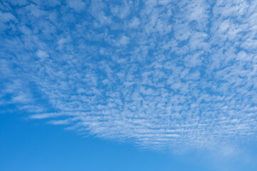 Clear sky and beautiful clouds